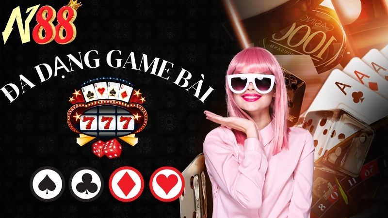 Đa dạng các game bài trực tuyến